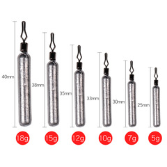 Luya lead pendant upside down fishing pendant 360° rotatable line fishing pendant fishing gear accessories