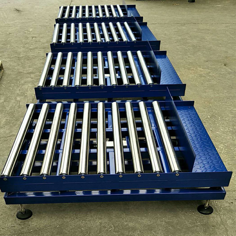 4-20MA输出滚筒电子秤继电器输出滚轮电子称0-500kg无动力滚轮秤