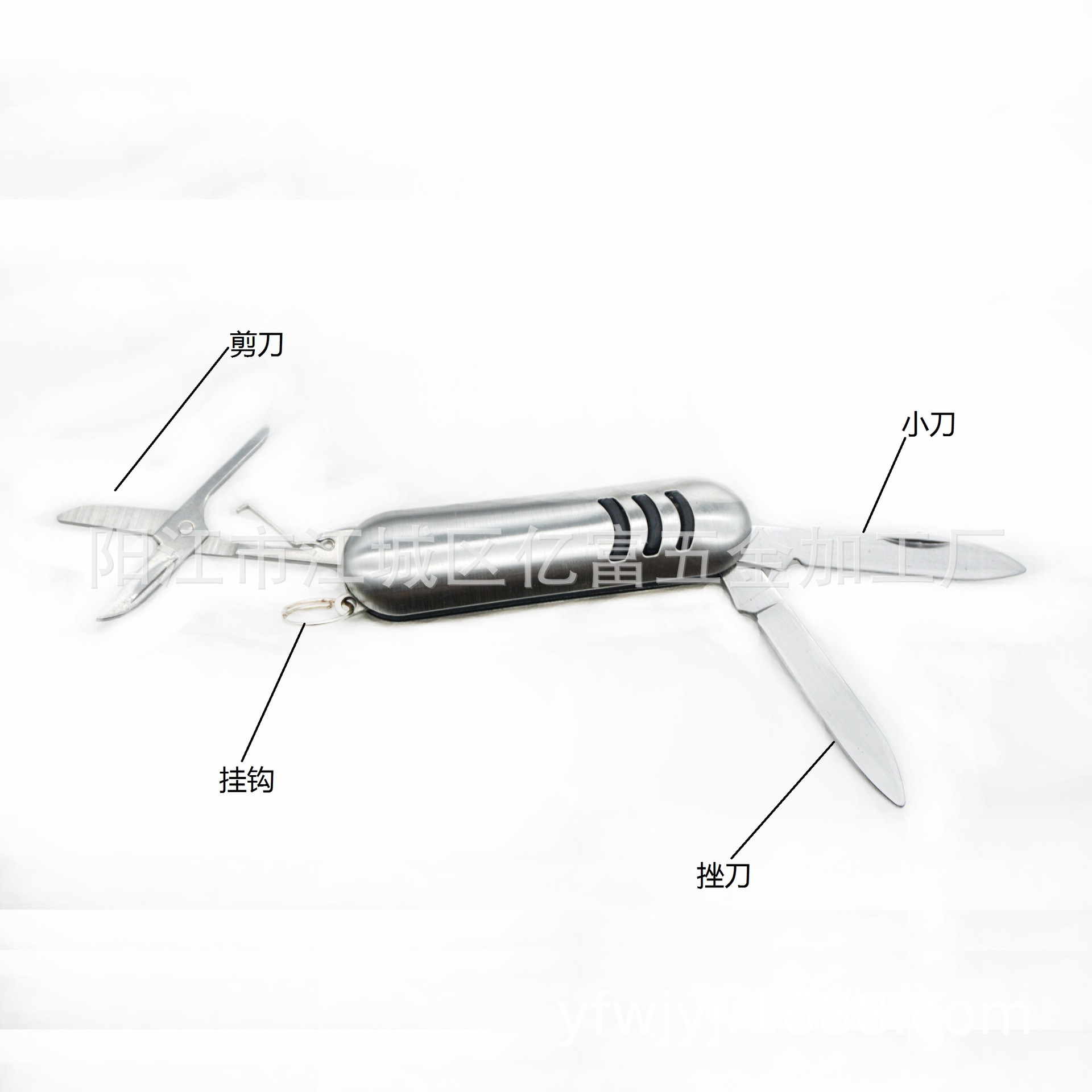 不锈钢礼品小刀多功能可折叠便携小刀礼品小刀