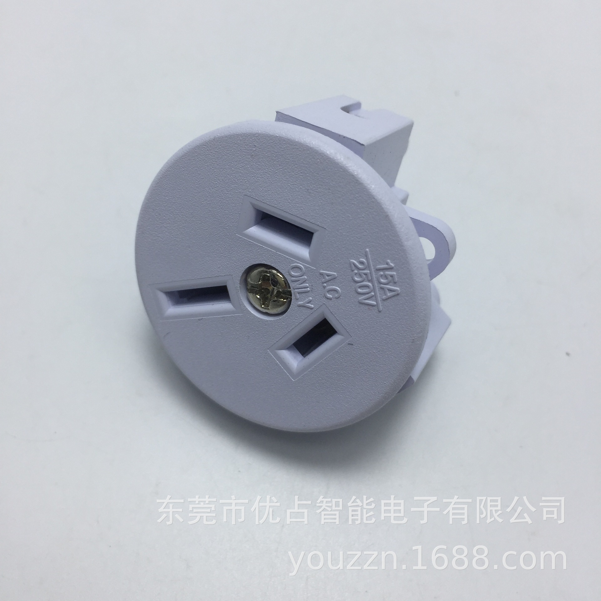 优占智能供应澳大利亚大电流15A/250V圆形NSW认证RA-02插座