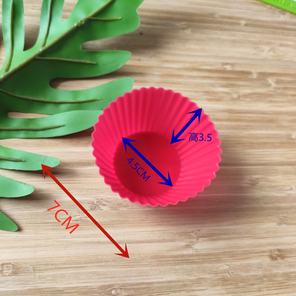 Round silicone mold