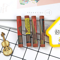 Cartoon Chocolate Bar Eraser Creative Scented Stationery Student Learning Supplies Small Gift Wholesale