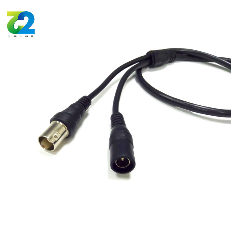 厂家直销摄像机尾线 五芯网络防水尾线 摄像头连接线可订 制