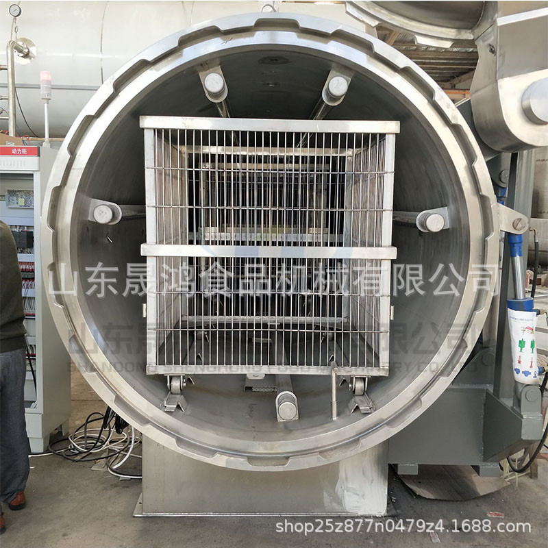 厂家热销喷淋式高压杀菌锅 肉制品高温杀菌锅