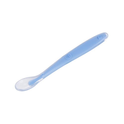 Dorado cloth baby full silicone soft spoon baby food supplement feeding spoon newborn soft head spoon children's tableware 6061