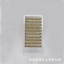 环保耐用3D金属数字标价牌自由组装珠宝商品价格牌架展示柜配套