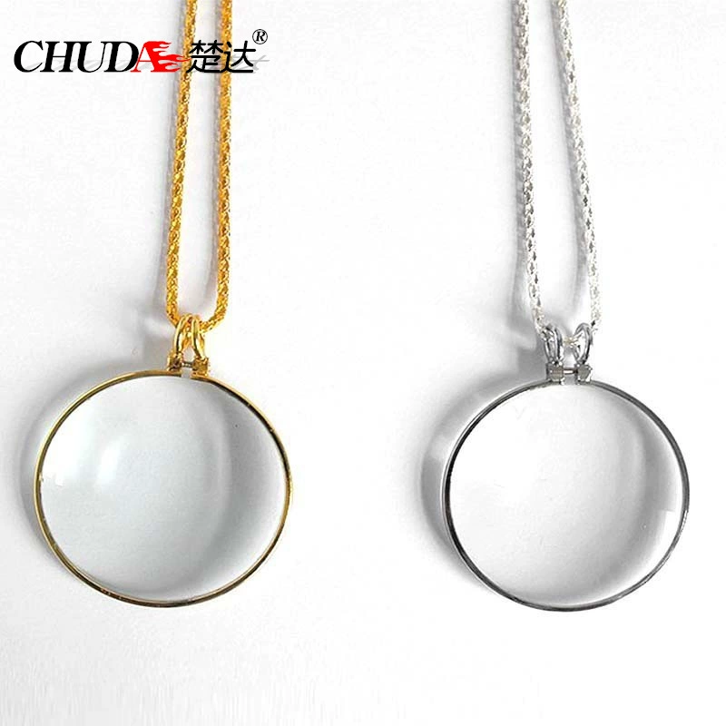 Chuda цинковый сплав ожерелье чтение газеты висячие украшения подарок увеличительное стекло для пожилых людей, чтобы увидеть мелкую печать электронной коммерции взрывы