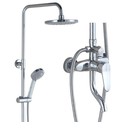 Junyu Brass Lift Booster Shower Set In-Wall Concealed Shower Cold and Hot Water Shower Mixing Water