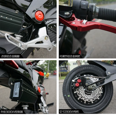 Elektrikli motosikletlər z6 electric motorcycle 72v96V battery car