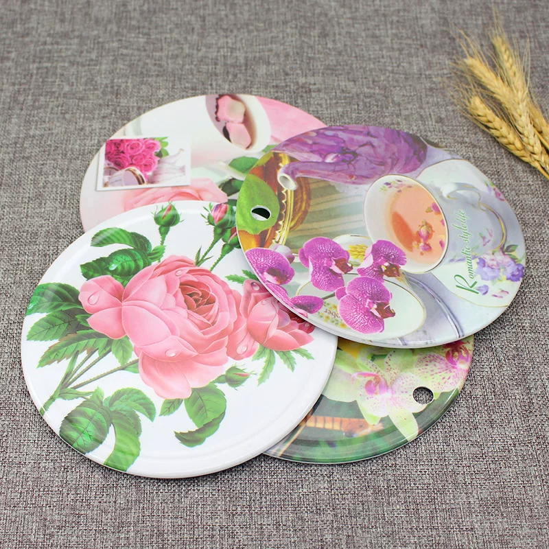 18.8 см аминный тепловой изоляционный поддоном настольный поддона imitation porcelain дом подкладка чаши под теплоустойчивый защитный подшипник высокая температура