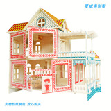 Трехмерная вилла для школьников и студентов, деревянная головоломка, реалистичная игрушка для взрослых, 3D, DIY