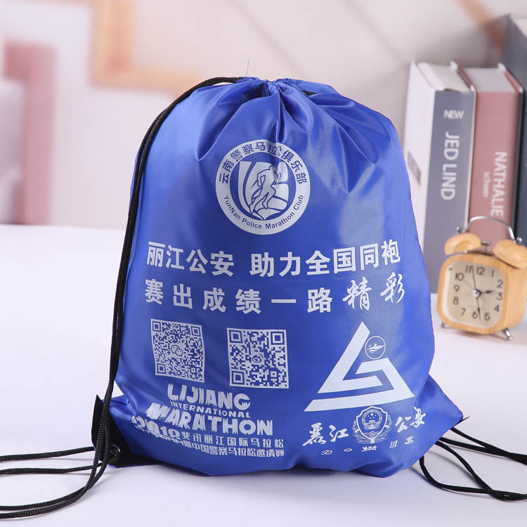 厂家直供牛津布抽绳袋 运动赛事涤纶背包袋 广告束口袋可加印logo