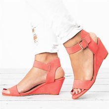 ЬŮ2021¿ women summer shoes ladies wedge heels sandals