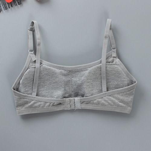 Girls' bra, developmental period, student underwear, 14 vest style, small suspenders, thin straps, tube top, 12-16 years old pure cotton children