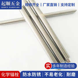 批发304不锈钢化学锚栓 M6M8M10M12M14M16M18M20M24 建筑装修用锚