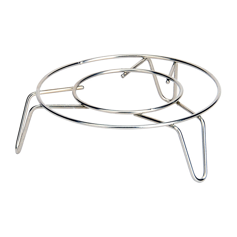 Zhenxing Acero inoxidable vapor hogar huevo vapor fino lanzamiento a mano libre engrosado triángulo vapor alto y bajo dos pies