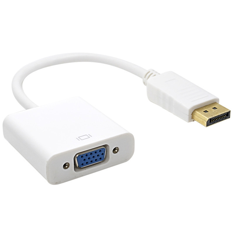 DP de las ventas directas de la fábrica al cable del adaptador de VGA, DP grande al DP del cable de VGA al cable 1080p del adaptador de VGA