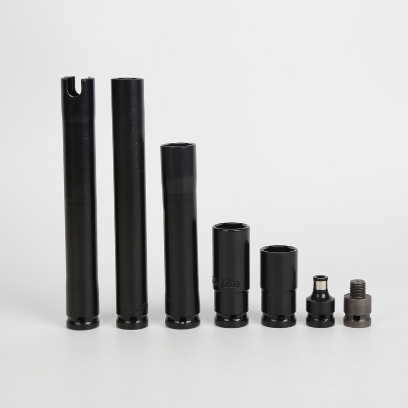 工厂批发铬钒钢加长气动套筒头子 配电动扳手套筒 脚手架开口套筒