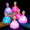 Colorful flashing doll, toy, handmade, Birthday gift, wholesale