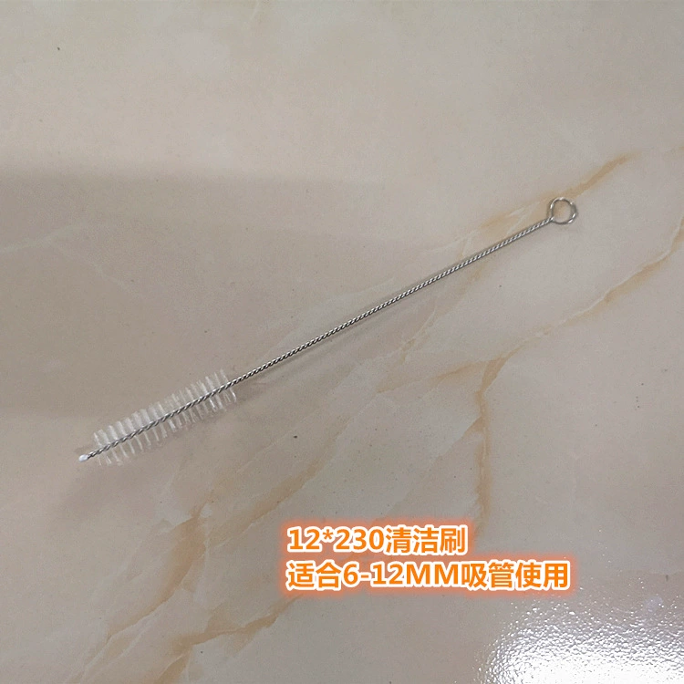 Brush stainless steel, nylon feeding bottle soft-bristled, stainless steel AISI 304