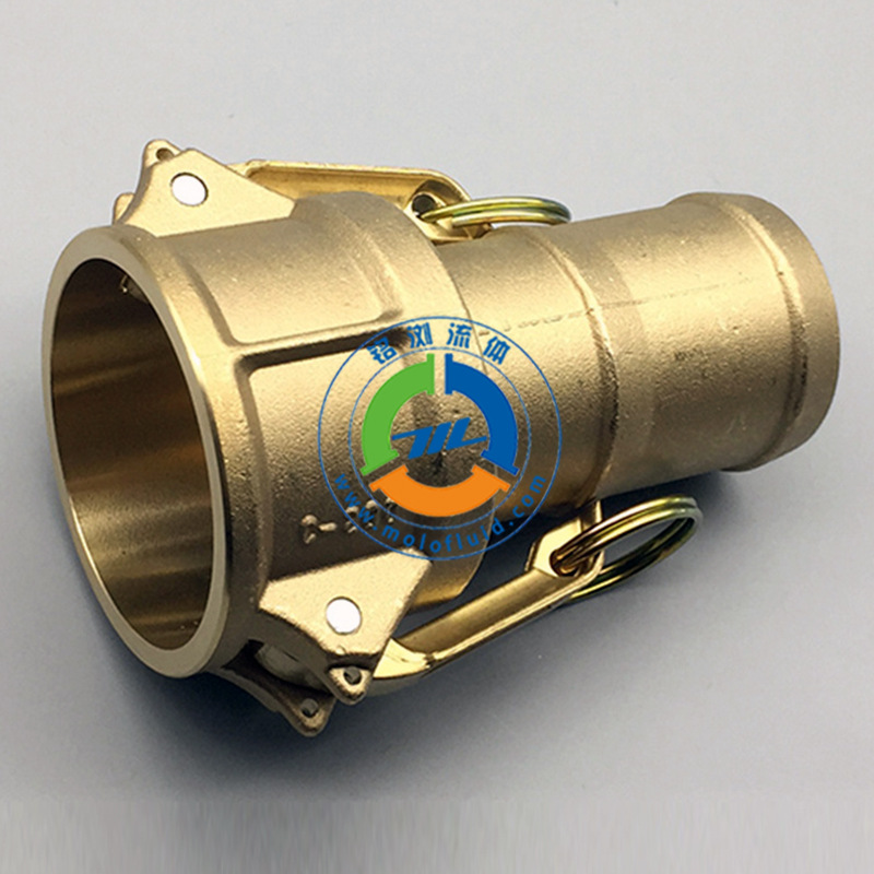 现货供应C型铜接头 黄铜软管接头 扳把式船用接头 油管接头批发