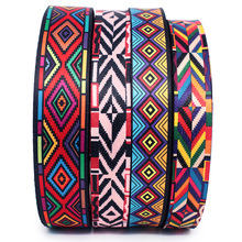 5cm印花带彩色带时尚单肩带3.8CM热转印几何图案抽象