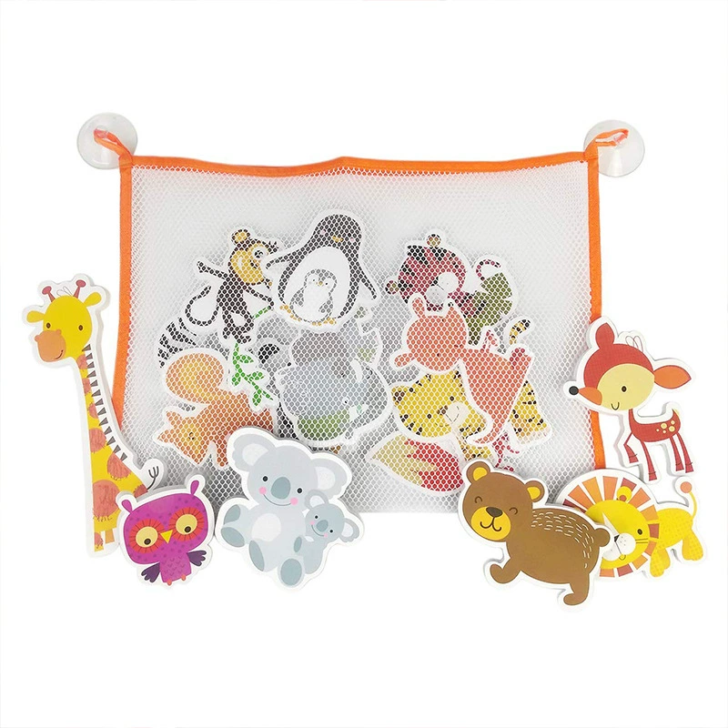 Children's toy from foam, set handmade for bath
