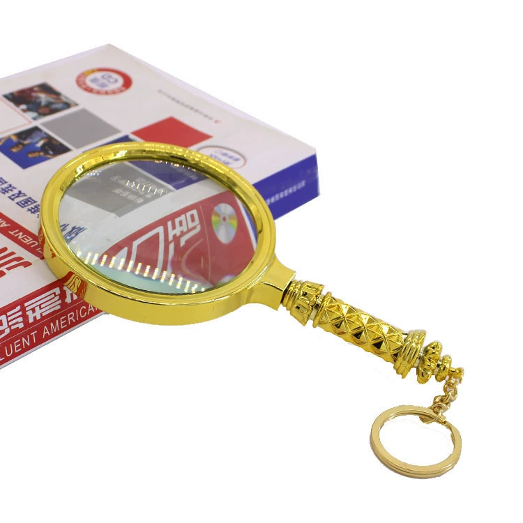 Chuda пластиковая Цветочная ручка с брелком ручная лупа для пожилых людей, читающих газетку, подарки 4 диаметра