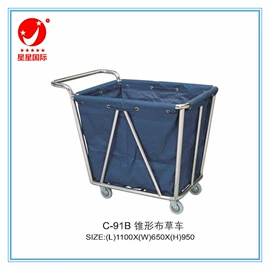 垃圾桶;酒店服务车;酒店指示牌