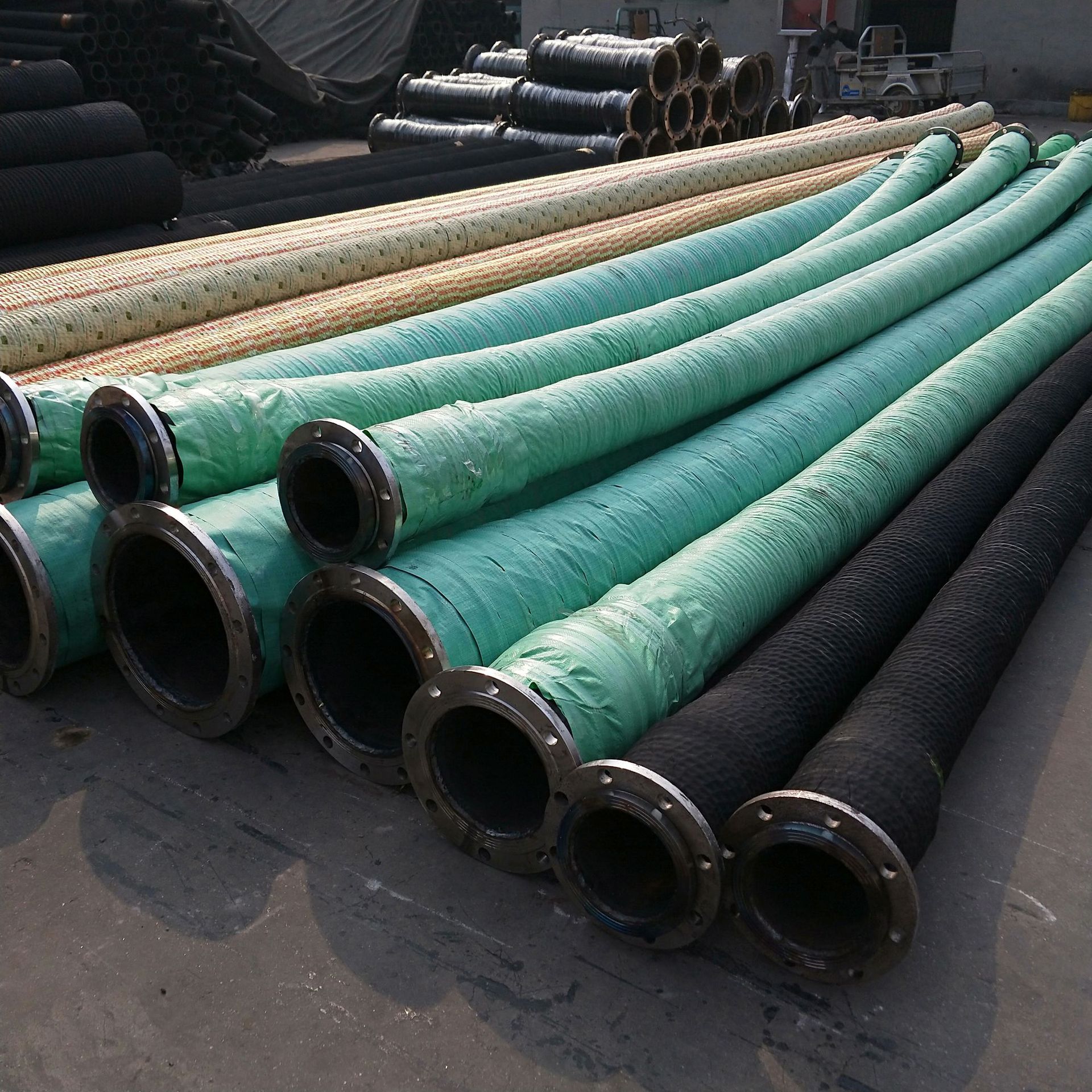 大口径输水钢丝管 农林业灌溉 排涝大流量高强度橡胶钢丝管