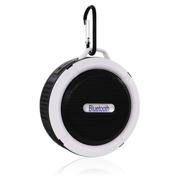 Suministro de puesto de comercio exterior tarjeta portátil inalámbrica Bluetooth audio C6 regalo baño impermeable gran ventosa Altavoz Bluetooth