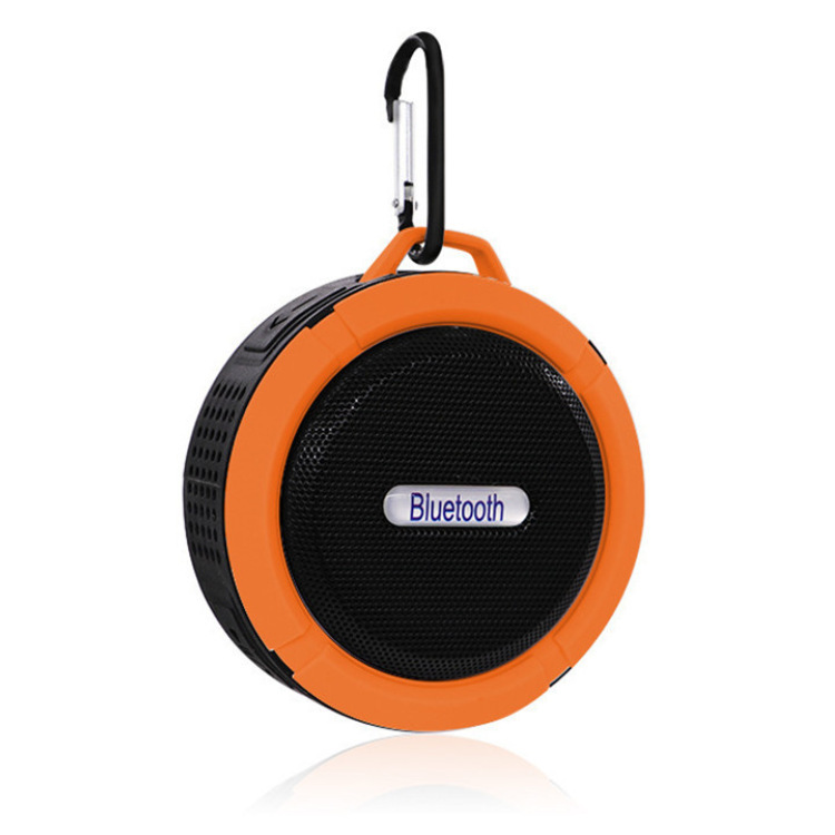 Suministro de puesto de comercio exterior tarjeta portátil inalámbrica Bluetooth audio C6 regalo baño impermeable gran ventosa Altavoz Bluetooth