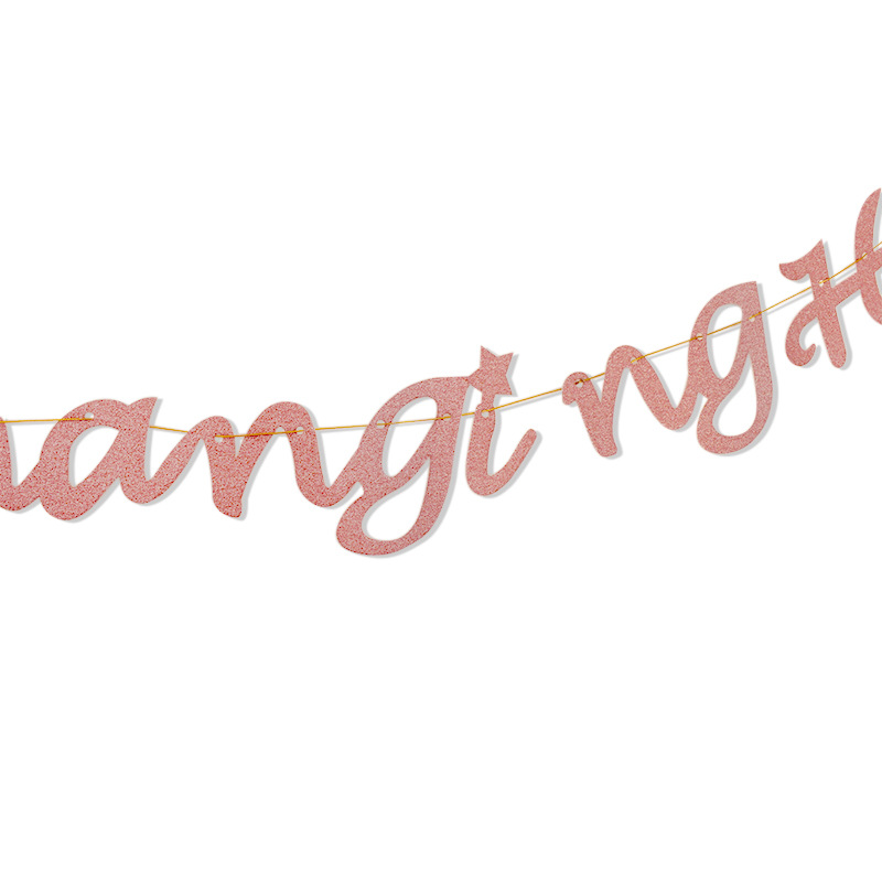 Decoración de la fiesta de soltero Garland pop el Cham pagne ella está cambiando su nombre