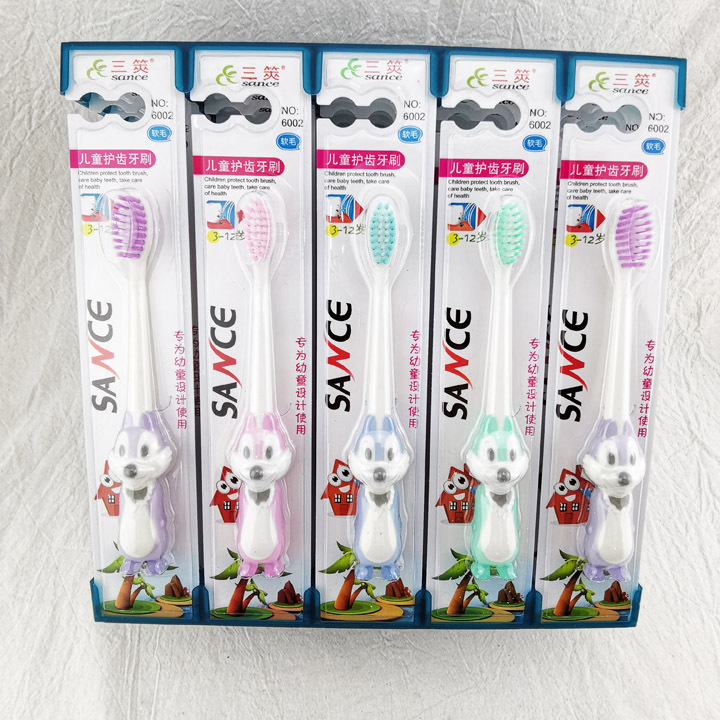 D2211 Boutique de Los Niños cepillo de dientes del Bebé Hogar viajes filamento suave piel limpia 2 yuanes department store tienda al por mayor