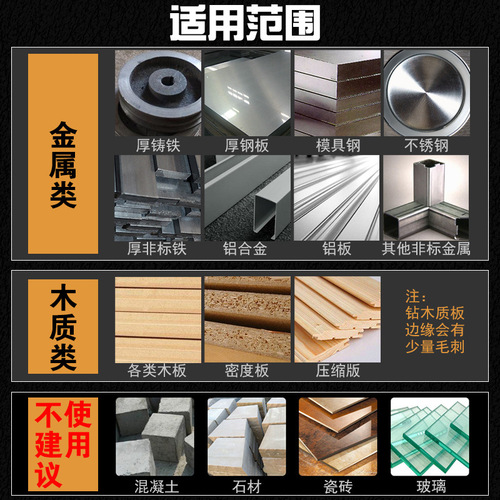 Factory direct sales stainless steel hole opener TCT carbide hole expander metal iron plate aluminum alloy hole expansion drill bit