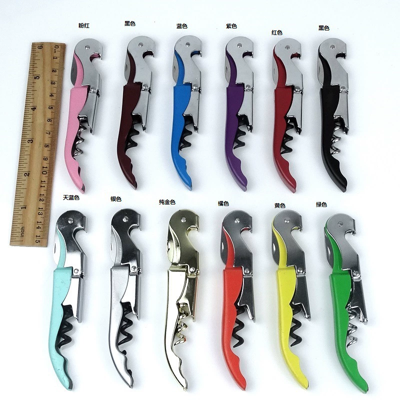 Seahorse Bottle Opener (Seahorse Saber) Stainless Steel, Corkscrew & Foil Cutter, 12.2×2.1×1 cm