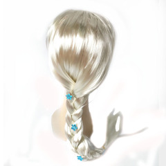 New Frozen wholesale cosplay wig braids direct sale Frozen wig princess braids