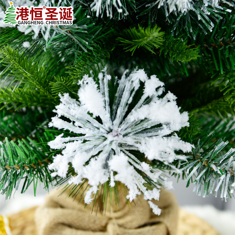 Decoración de Navidad regalo árbol de Navidad 60cm Mini pequeña aguja de pino árbol de Navidad decoración de escritorio del hogar árbol de Navidad