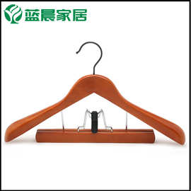 实力工厂直供服装店大衣架木质西装衣架裤架套装衣架酒店衣架家居