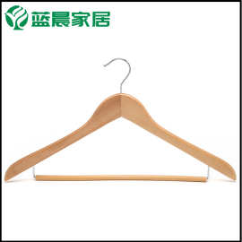 木制衣架套装衣架酒店服装店衣架防滑吊杆衣架裤架实木收纳衣撑
