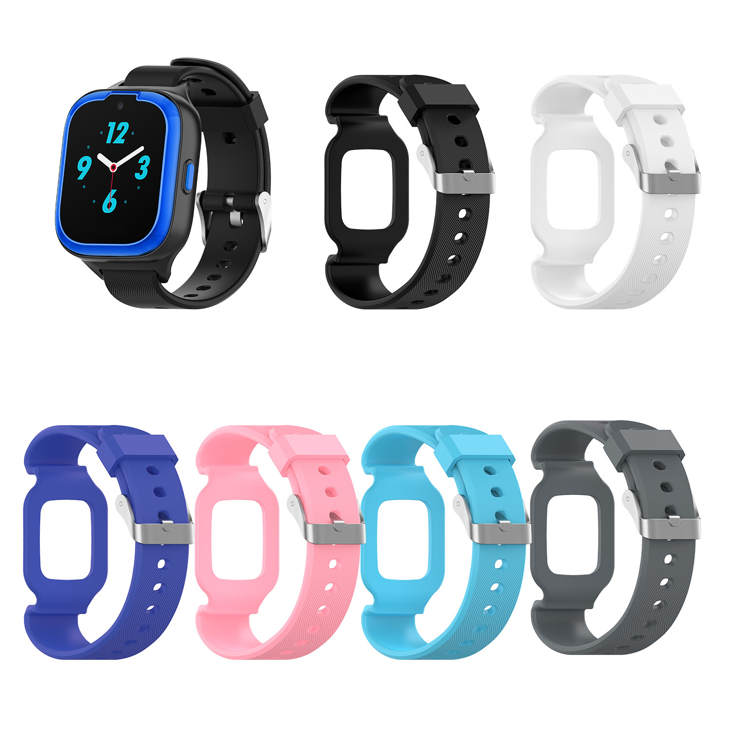 Suitable for Huawei Kidsren's Watch 3 Silicone Strap Glory Small K2 Silicone Kids Strap