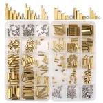 360pcs M2 M3 M4 Male Female Brass Spacer Standoff Screw Nut