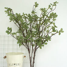 仿真树枝绿植装饰婚庆插花植物日本吊钟 马醉木叶 多瓣桉树叶
