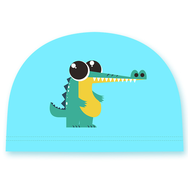 waterproof polyurethane cartoon swimming cap for swimming