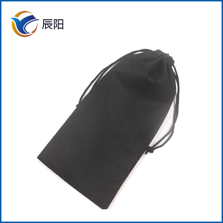 供应双抽绳无纺布袋束口袋家居鞋收纳无纺布袋全新料环保防尘布袋