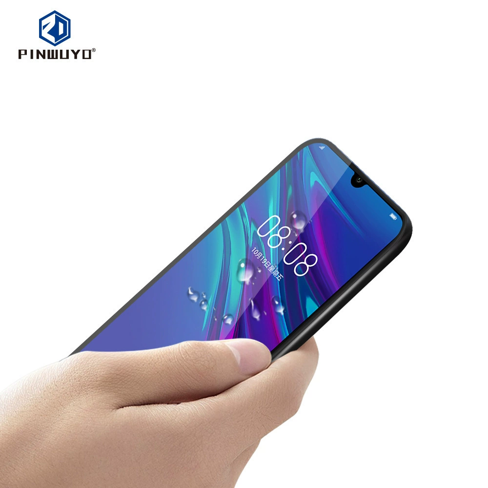 Защищающее стекло PINWUYO, золотой бриллиантовый рисунок, совместимо с Huawei Enjoy 9E, защита экрана