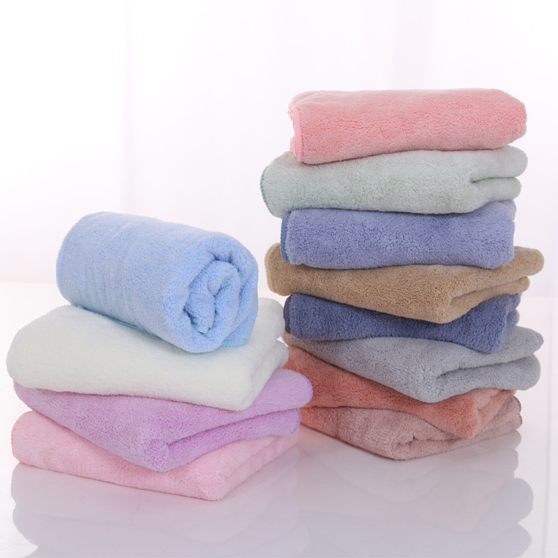 10A Antibacterial Coral Fleece Towel Class a Face Towel Hair Drying Towel Factory Wholesale Customizable 10A Antibacterial Coral Fleece Towel Class a Face Towel Hair Drying Towel Factory Wholesale Customizable