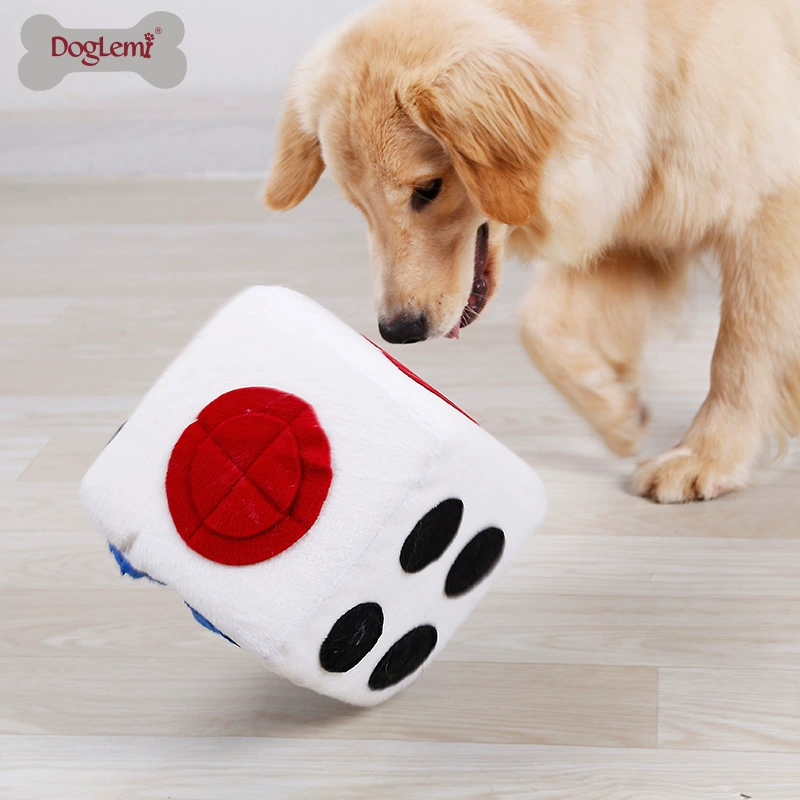 Pet Dice Sniffing Toy Скрытая еда Дырявая еда Собаки Игрушка Сопротивление укусам Запах Обучение Зоотовары