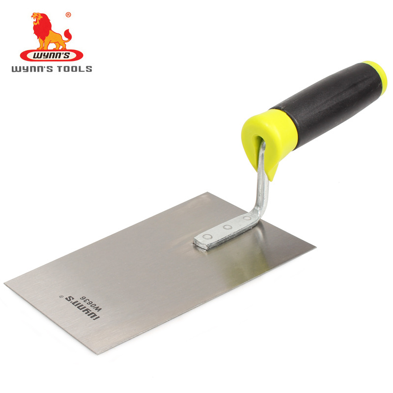 供应威力狮抹泥刀塑柄灰匙抹泥平灰刀刮泥刀瓷砖工具耐用抹泥刀
