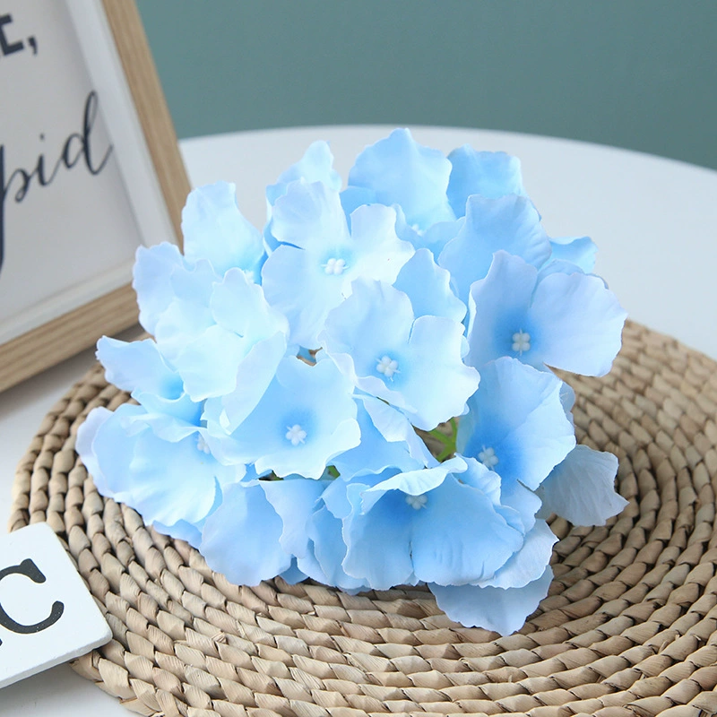 Artificial Hydrangea Bouquet Qt1-26, 27 Heads, 18 cm Diameter, Realistic Silk Simulation